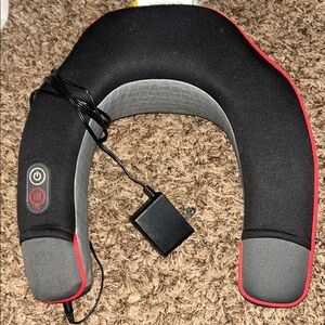 Black and Red Neck Massager